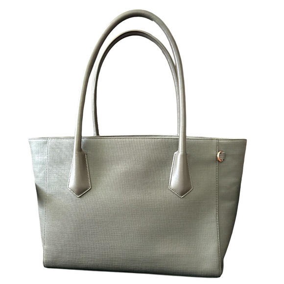 Dagne Dover Gray Tote Bag with Sleek Design - Picture 3 of 15